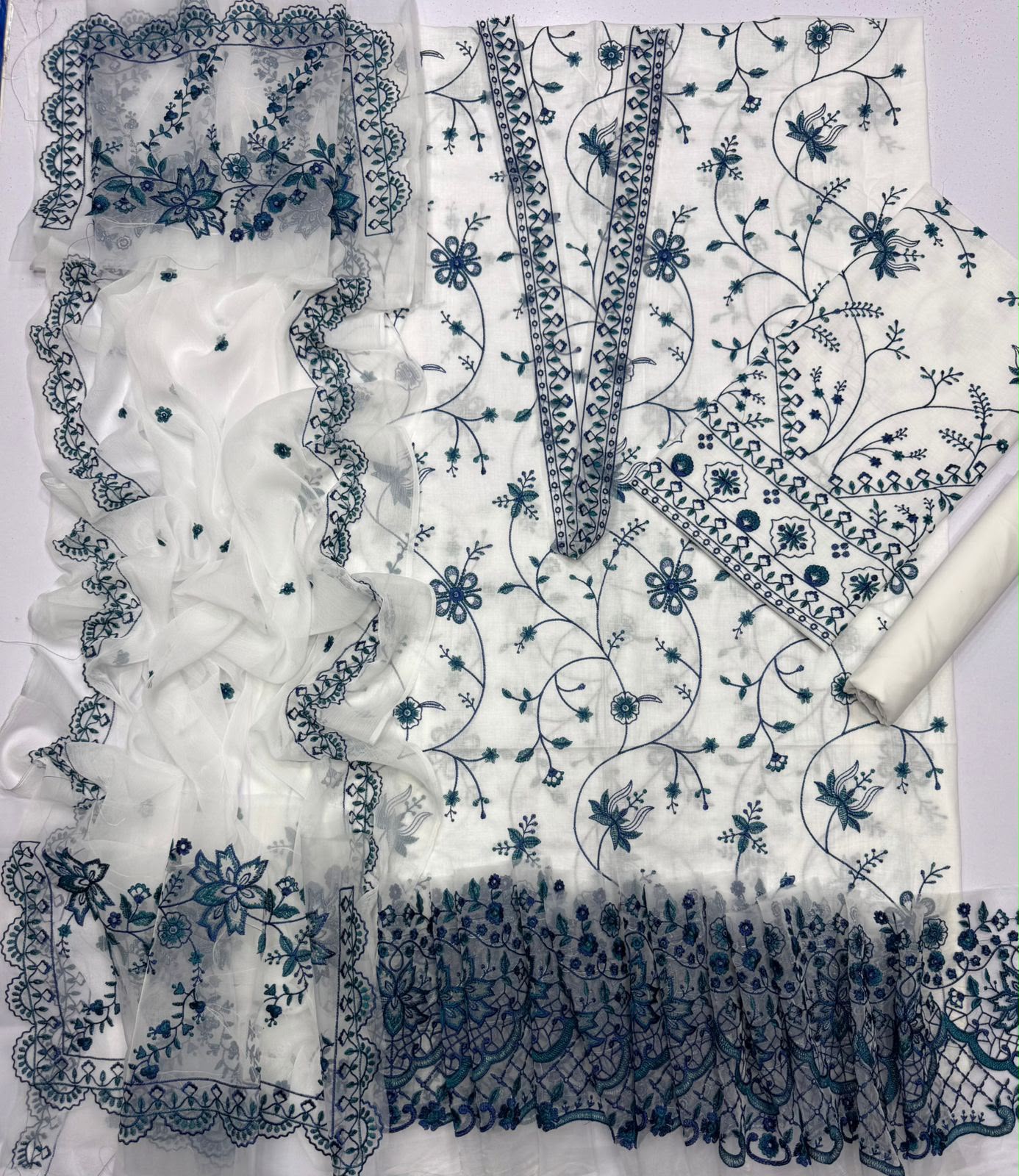 Faiza Saqlain 6163 | Unstitched Airjet Lawn Suit