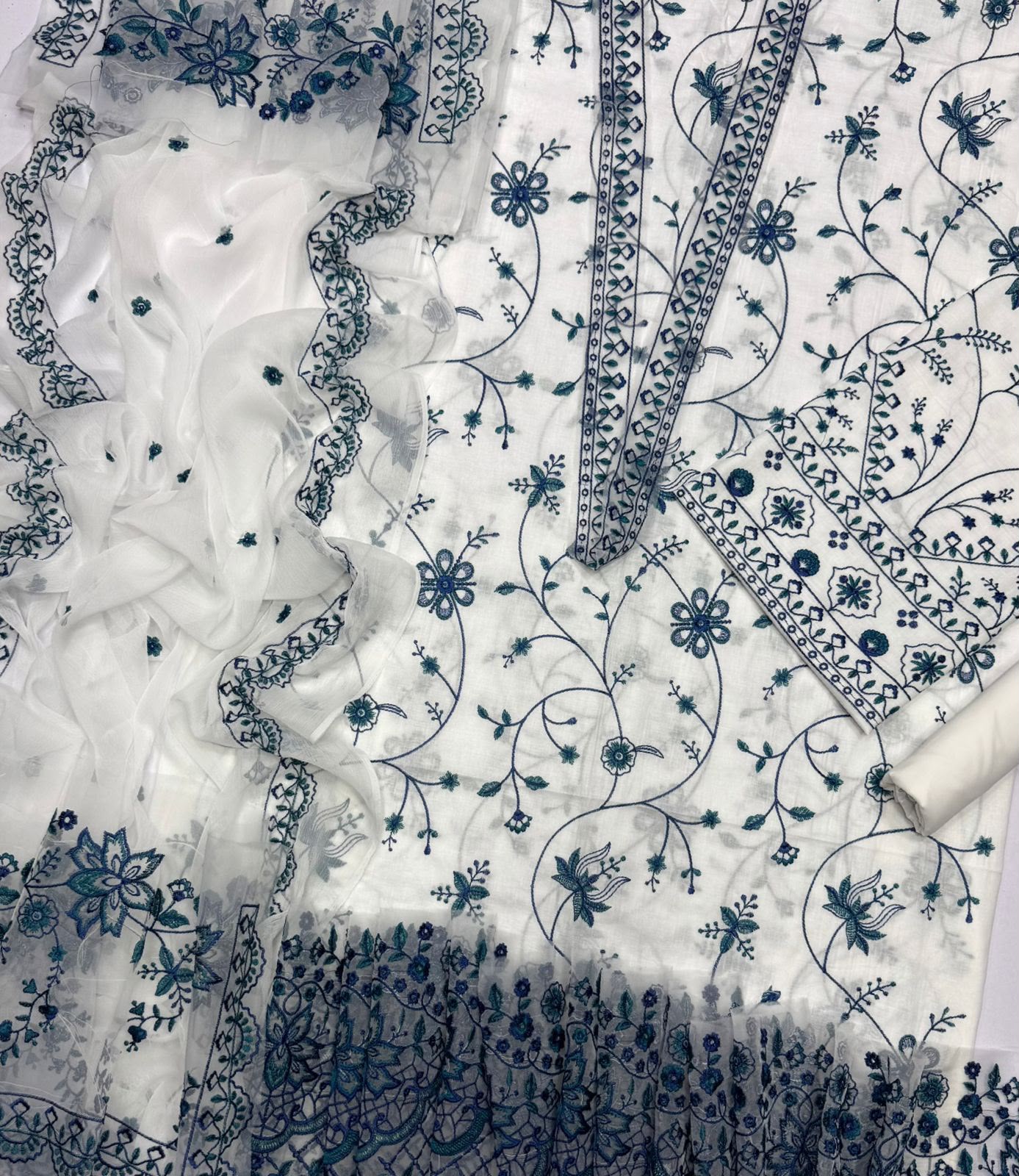 Faiza Saqlain 6163 | Unstitched Airjet Lawn Suit