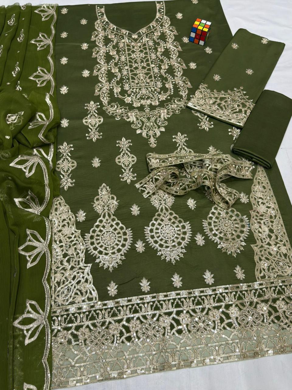Ayesha Khan 1133 | Unstitched Airjet Lawn Suit