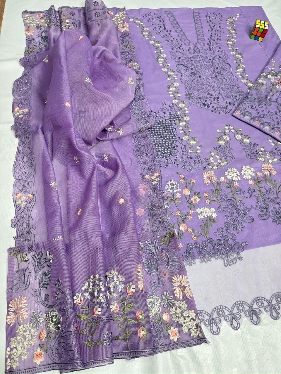 Elaf 1216 | Unstitched Airjet Lawn Suit