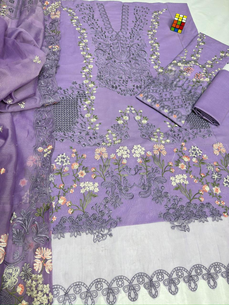 Elaf 1216 | Unstitched Airjet Lawn Suit