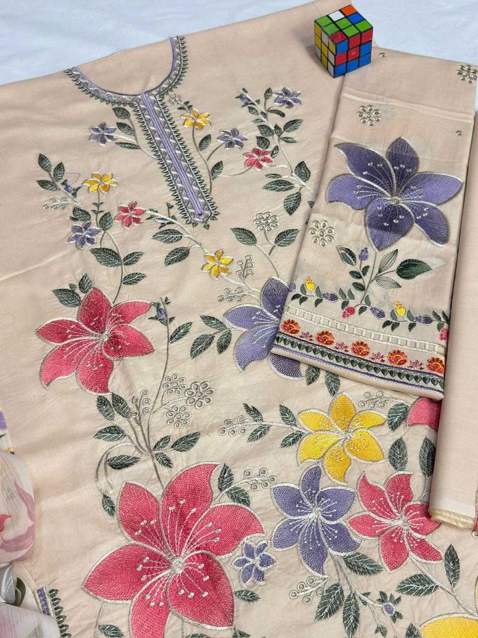 Aneels 1264 | Unstitched Airjet Lawn Suit