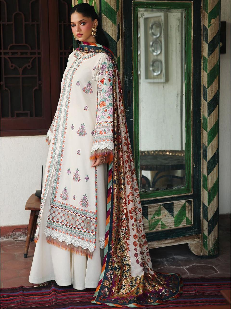 Bin Ilyas 1240 | Unstitched Airjet Lawn Suit