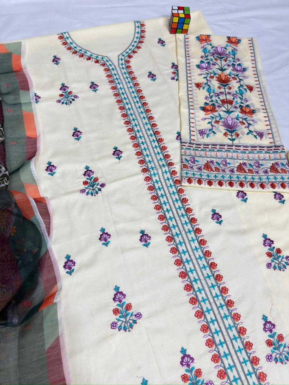 Bin Ilyas 1240 | Unstitched Airjet Lawn Suit