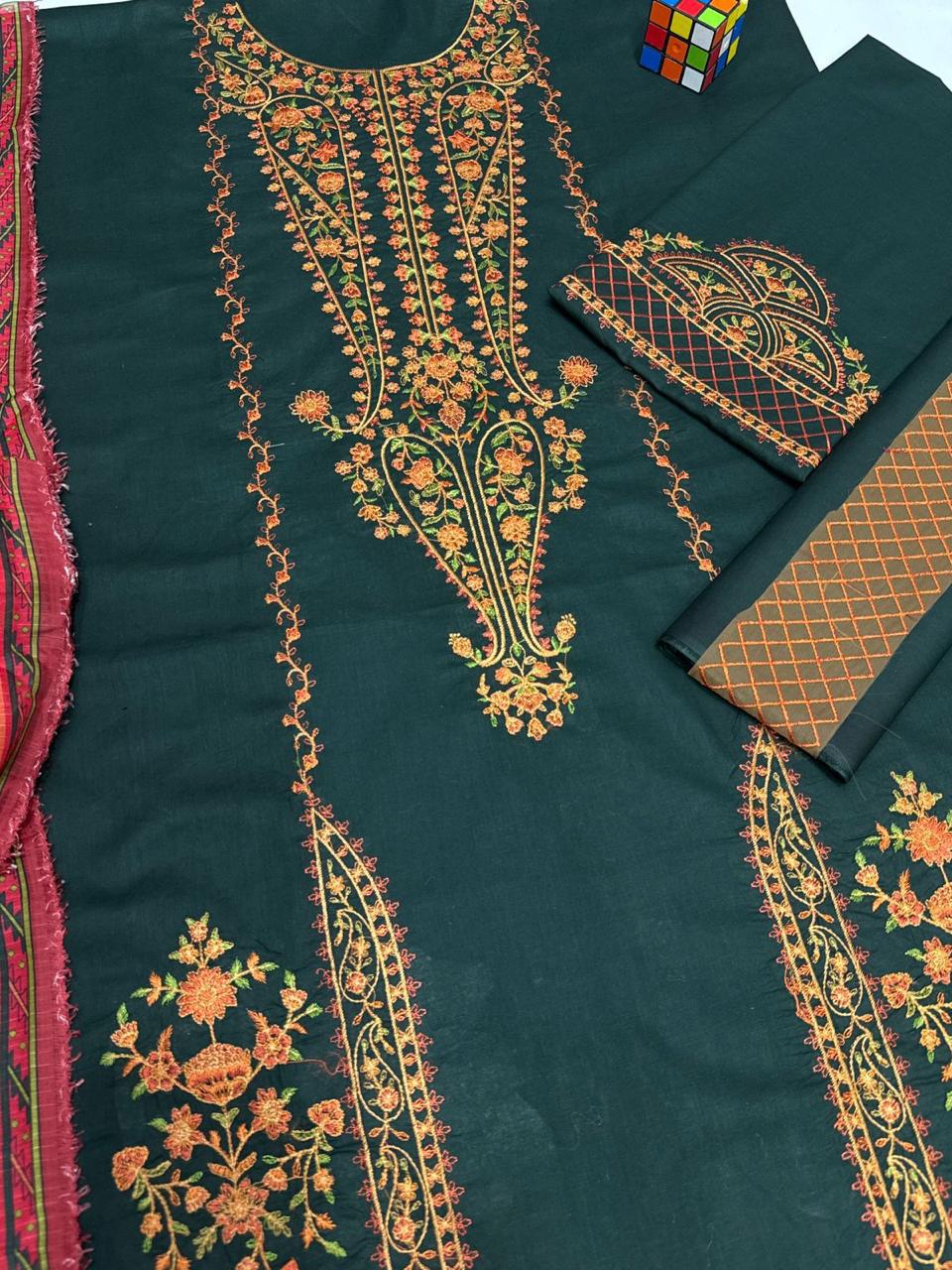 Hussain Rehar 1219 | Unstitched Airjet Lawn Suit