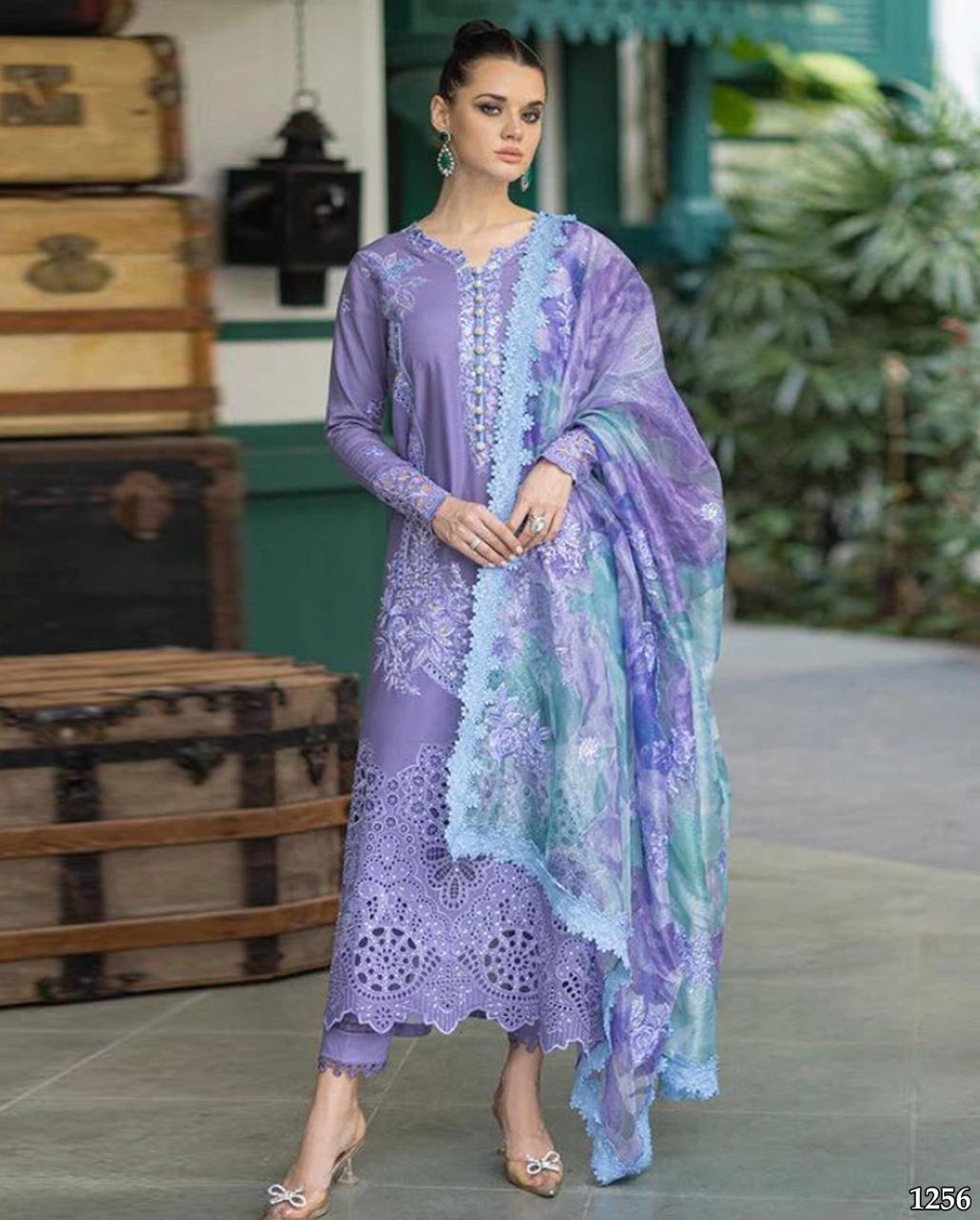 Mushq 1256 | Unstitched Airjet Lawn Suit