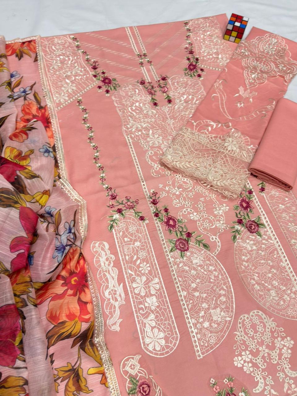 Elaf 1180 | Unstitched Airjet Lawn Suit