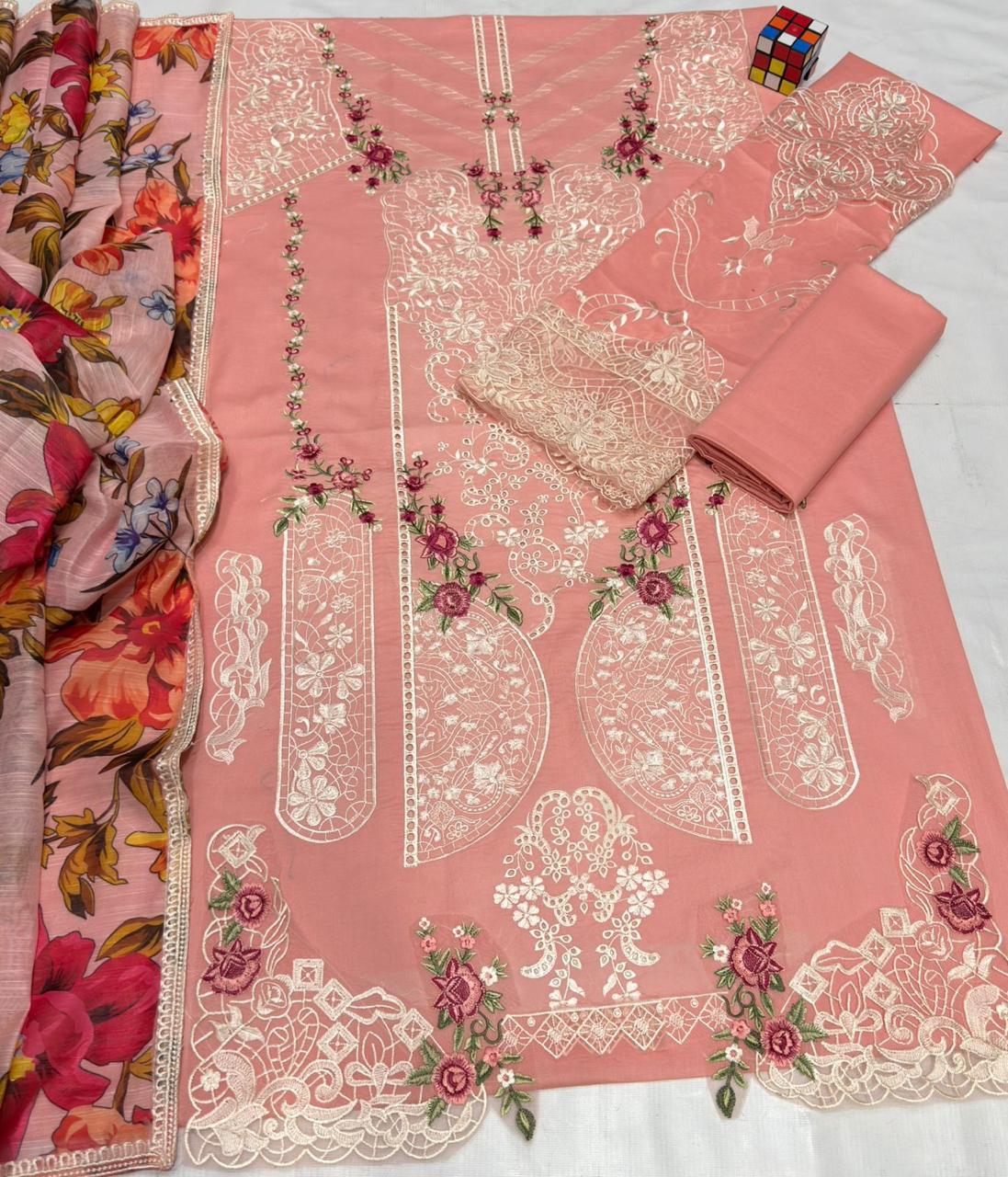 Elaf 1180 | Unstitched Airjet Lawn Suit
