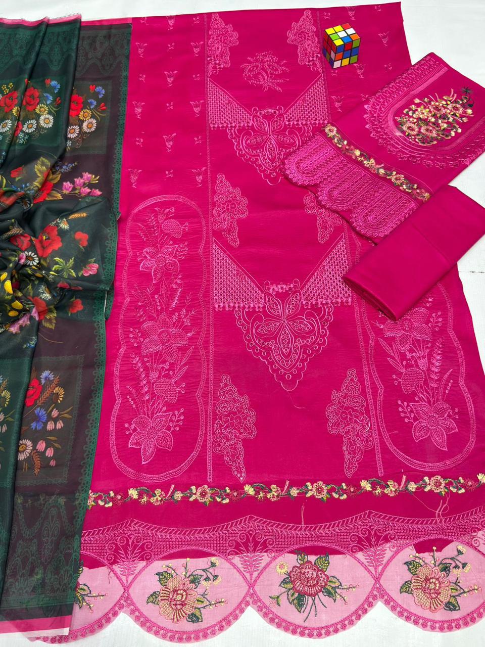 Saira Rizwan 1221 | Unstitched Airjet Lawn Suit