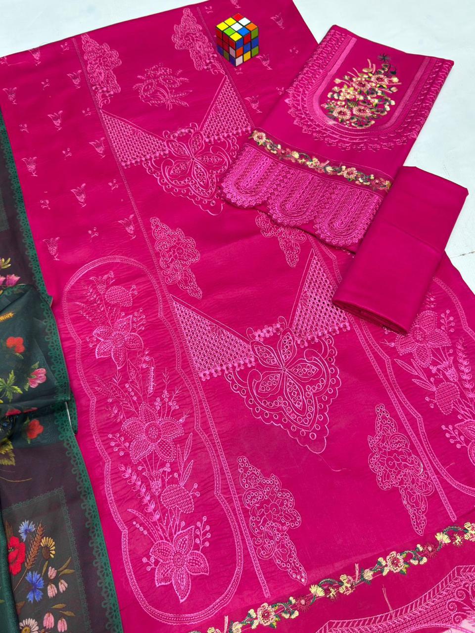 Saira Rizwan 1221 | Unstitched Airjet Lawn Suit