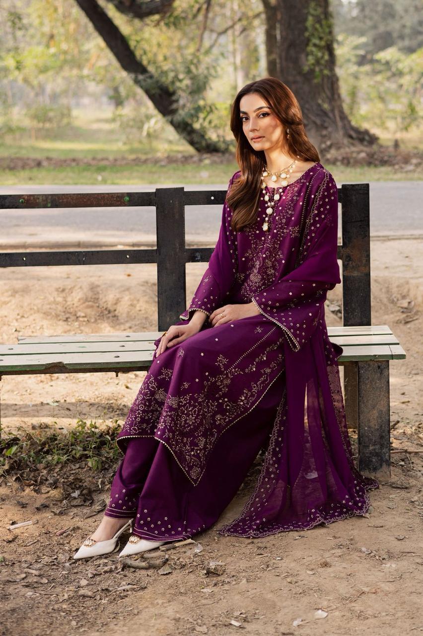 Farasha 1132 | Unstitched Airjet Lawn Suit