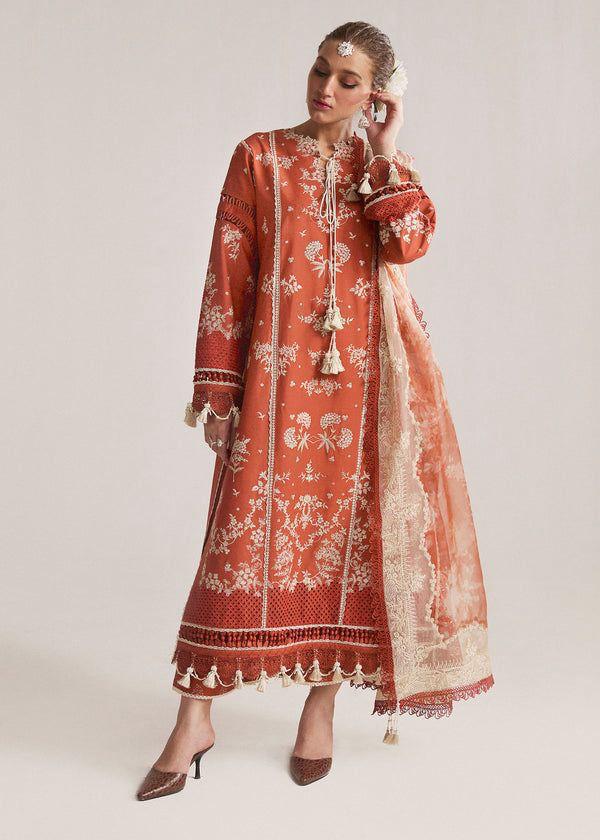Hussain Rehar 123 | Unstitched Airjet Lawn Suit