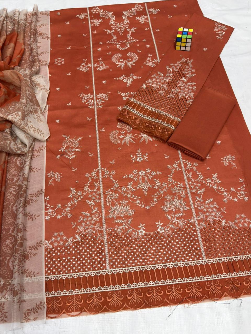Hussain Rehar 123 | Unstitched Airjet Lawn Suit