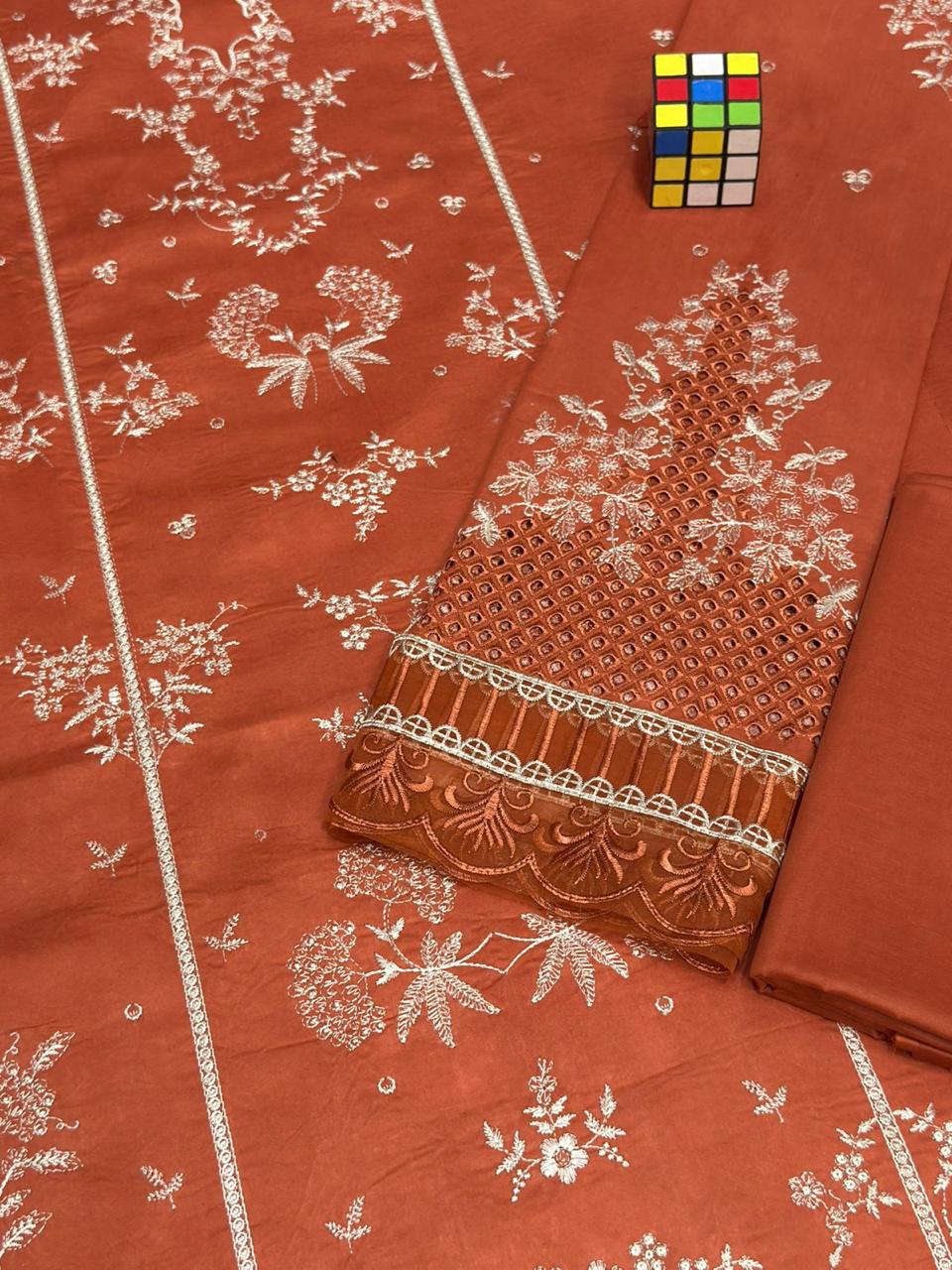 Hussain Rehar 123 | Unstitched Airjet Lawn Suit