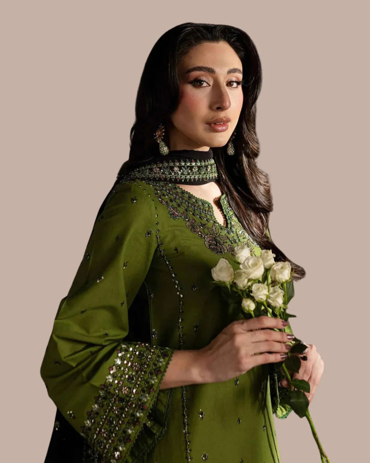 Batik 14th August Special Collection – Code 1259 | Premium Embroidered Lawn 3 Piece Suit