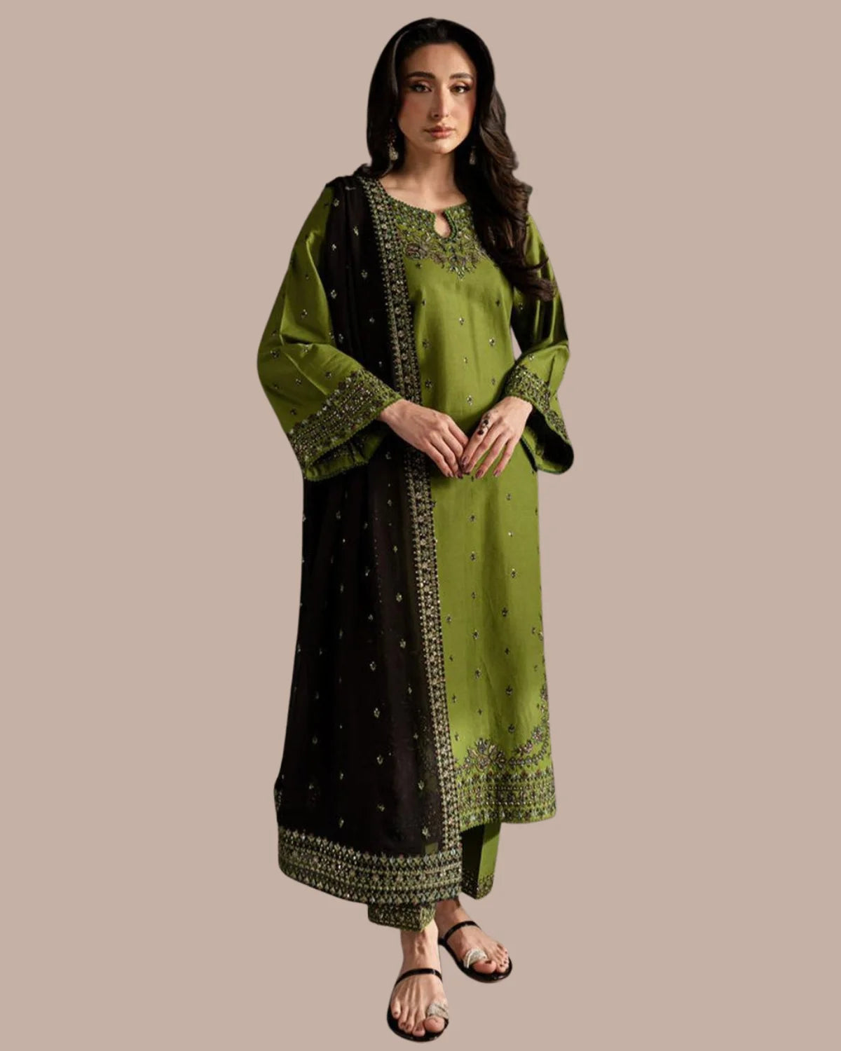 Batik 14th August Special Collection – Code 1259 | Premium Embroidered Lawn 3 Piece Suit